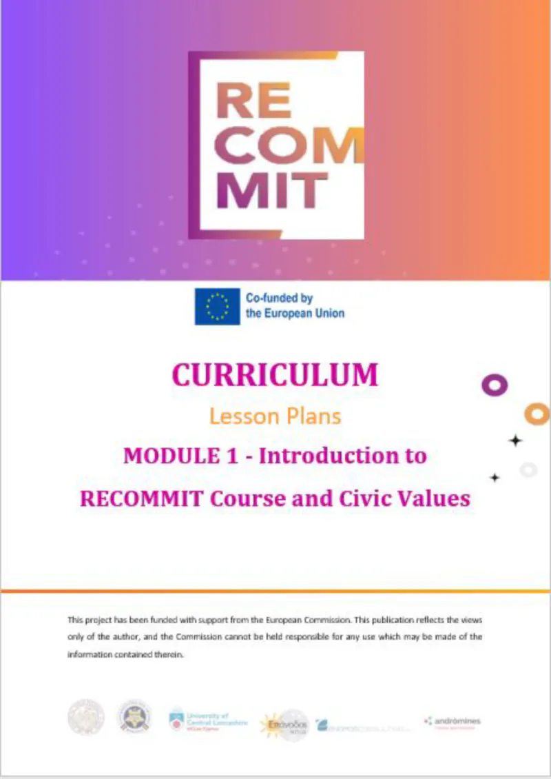 RECOMMIT Modular Curriculum